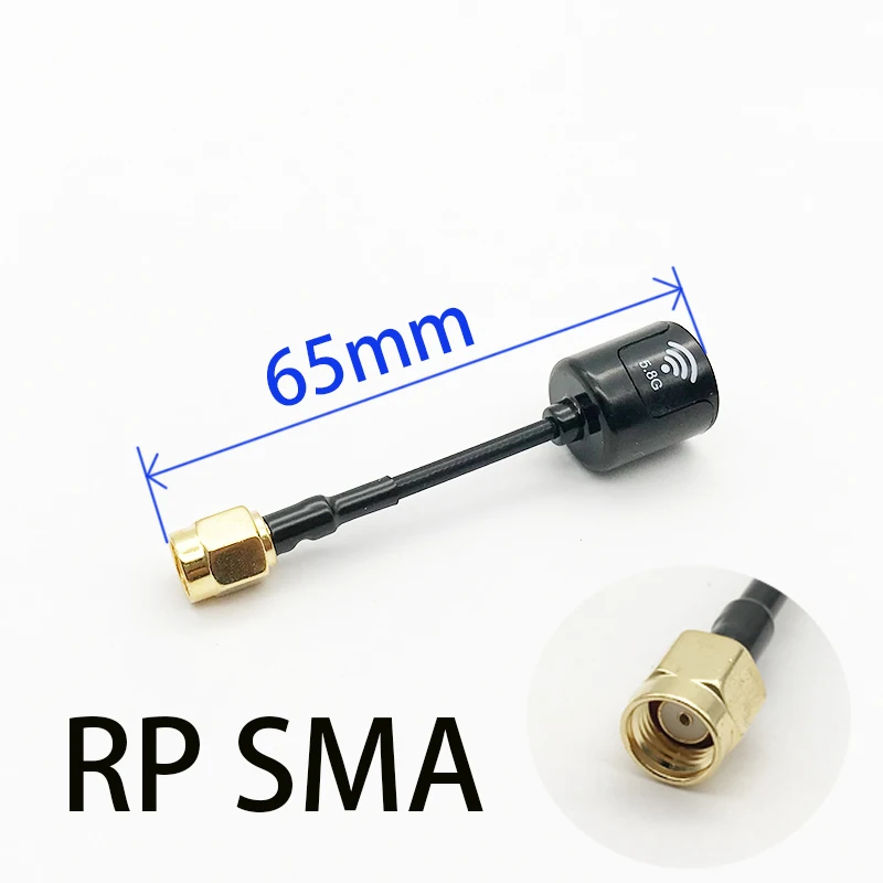 65 Black RPSMA