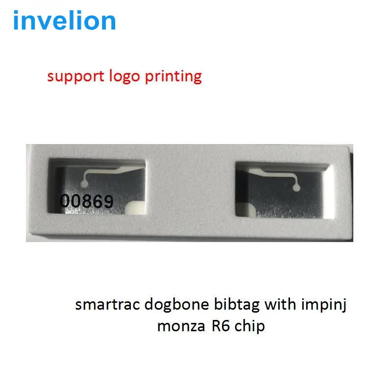 Высокая производительность длинный диапазон ЕС 865-868 МГц bib tag uhf RFID Dogbone чип системы синхронизации rfid стикер для бегуна номер/dorsal
