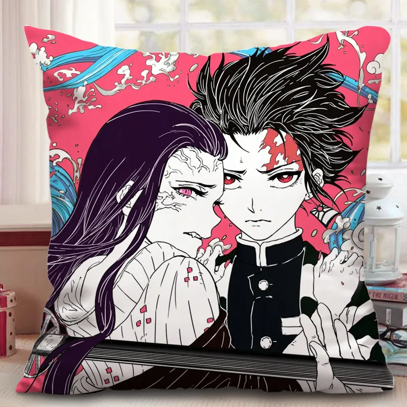 DIOCOS Demon Slayer Kimetsu no Yaiba Nezuko подушка диван в стиле аниме Подушка Рождественский подарок 40X40 см