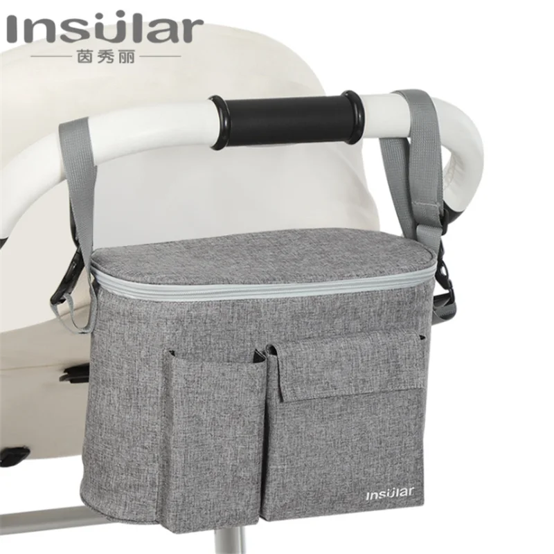 

Baby Stroller Bag Organizer Bottle Cup Holder Diaper Bags Maternity Nappy Bag Accessories for Portable Waterproof Baby Carriage