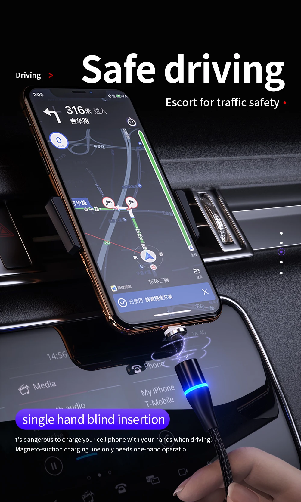 Магнитный Micro USB кабель TEAEGG 3А для iPhone, Android, мобильных телефонов, быстрая зарядка, кабель usb type C, шнур зарядного устройства, свежий