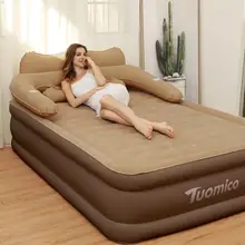 Надувной матрас для 2 человек, для помещений и улицы, надувная подушка для автомобиля, кровать для кемпинга, складной портативный матрас, кровать для ленивых, матрас, Пляжная кровать