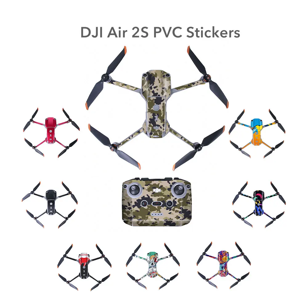 Наклейки DJI Air 2S из ПВХ Защитная пленка для корпуса с - Цена: 620,10 руб.