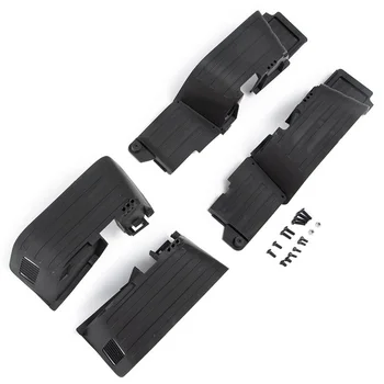 

1 Set Black Plastic Front&Rear Mud Flaps Fender for 1/10 RC Crawler Axial SCX10 II 90046 90047