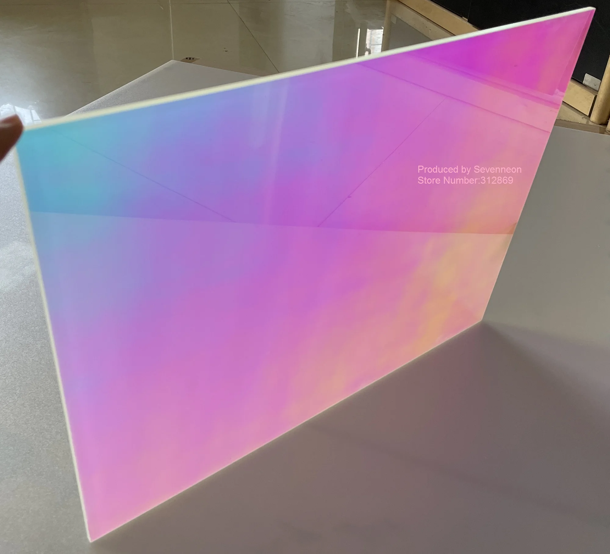 Vibrant Translucent Acrylic Board for Creative Projects & Decor