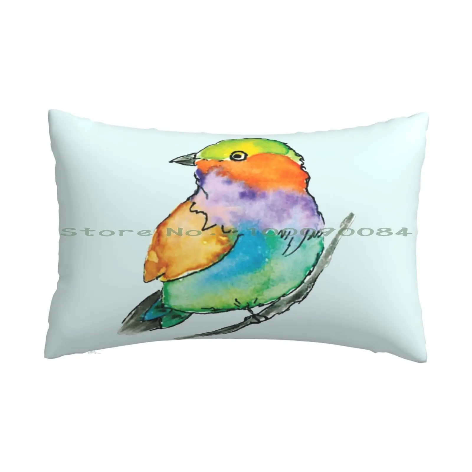 Cute Little Fat Bird-Series 3 Federa 20X30 50*75 Divano Camera Da Letto Ecodna Re Zero L'Emilia Re Zero Wallpaper Ilia Re Zero