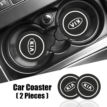 

Car Interior Water Coaster Non-slip Mat For KIA K2 K3 K5 RIO Sportage Sorento Optima Oprius Forte Soul Ceed Auto Styling