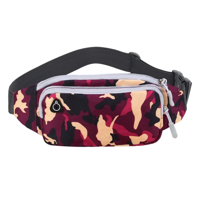 Camouflage Purple Для телефона, для живота, для бананов, для груди, для денег, для мужчин, для женщин, поясная сумка, для мужчин, для женщин, поясная сумка, сумочка, Сумочка, для почек, Fannypack - Цвет: Camouflage Purple
