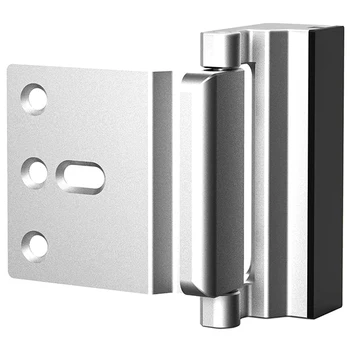

HOT Security Lock, [2 Pack] Home Security Door Lock with 8 Screws, Childproof Door Reinforcement Lock, Withstand 1000 Lbs
