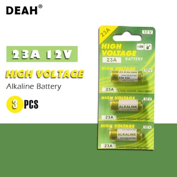 

3PCS New Dry Alkaline Battery 23A 12V A23 For Doorbell Car alarm Remote control 21/23 23GA A23 A-23 GP23A RV08 LRV08 E23A V23GA
