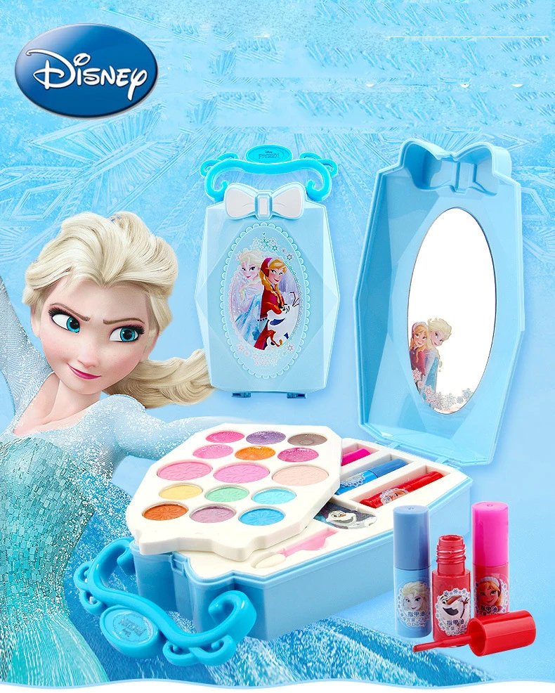 Disney girls toys forzen toys Makeup toy girl gift disney princess toys for girls disney accessories frozen toys make up kids