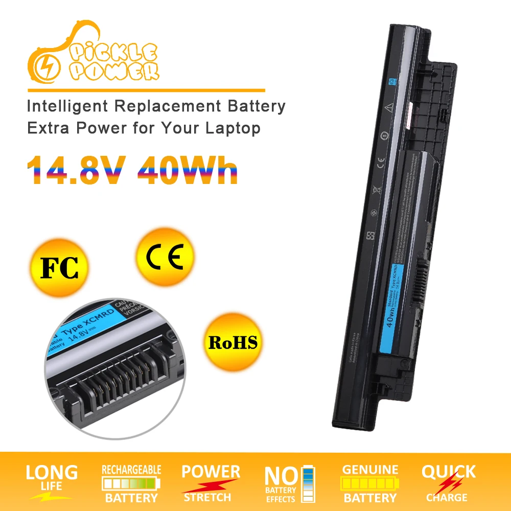 Новый аккумулятор MR90Y для ноутбука DELL XCMRD Аккумулятор Dell Inspiron 17R 5721 3721 15R 5521 3521 14R 5421