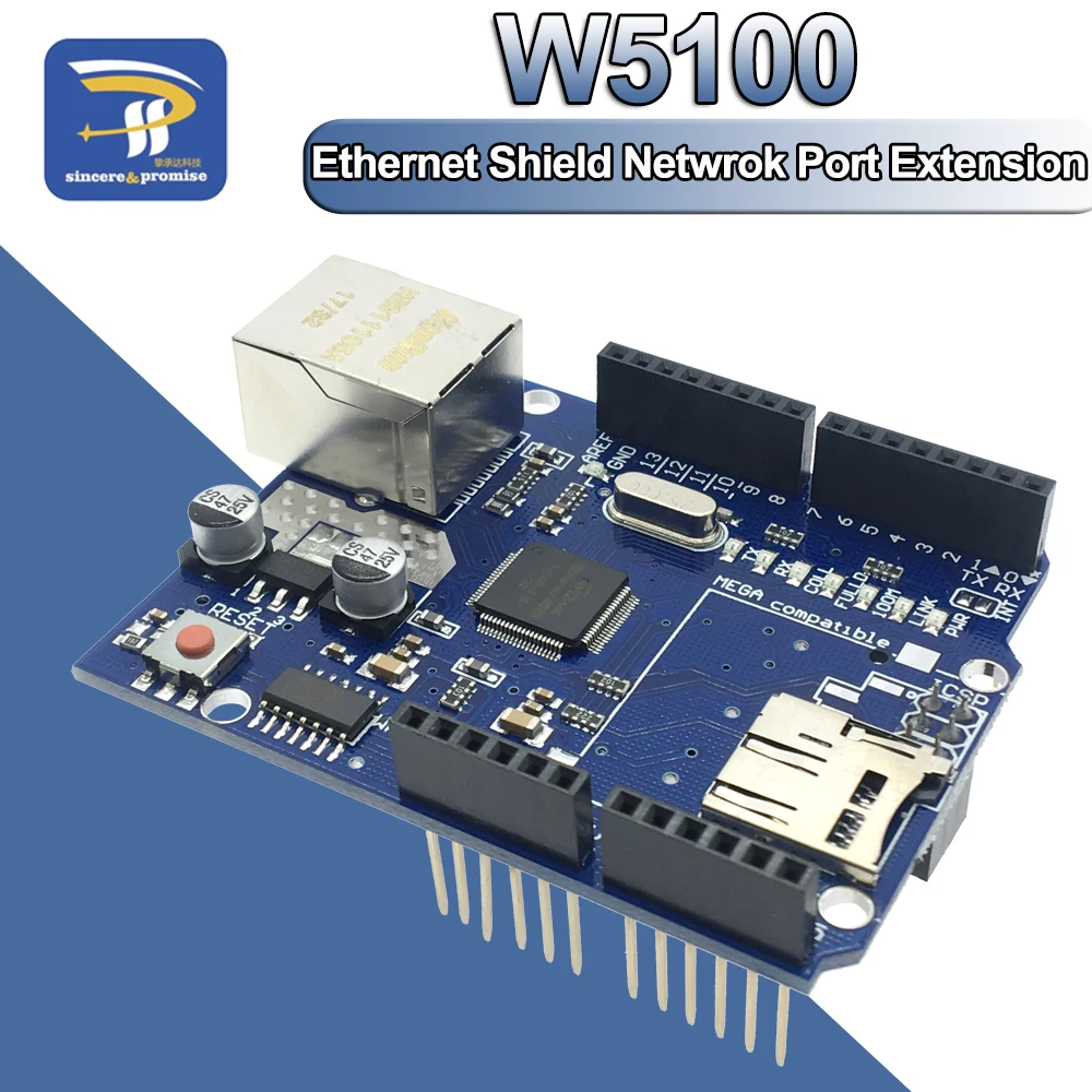 Сетевая плата расширения UNO Ethernet W5100 R3 Mega2560 1280 328 для сетевого порта Micro SD
