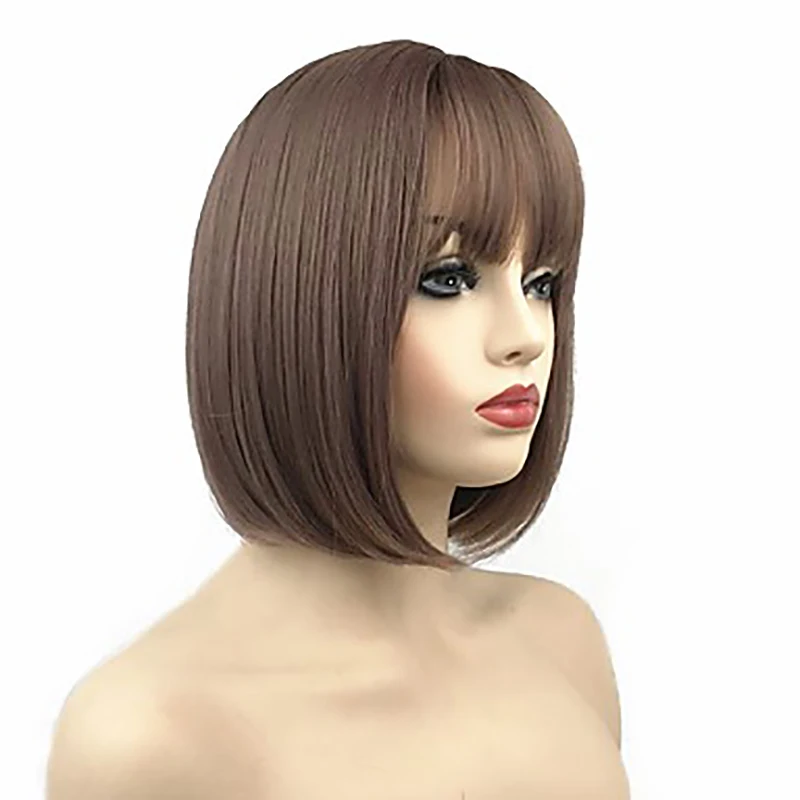 HAIRJOY синтетические волосы для женщин короткий прямой парик Боб