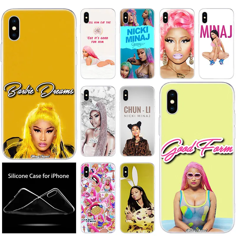 Роскошный мягкий силиконовый чехол для телефона queen Nicki Minaj Apple iPhone 11 Pro XS Max X XR 6 6S 7 8
