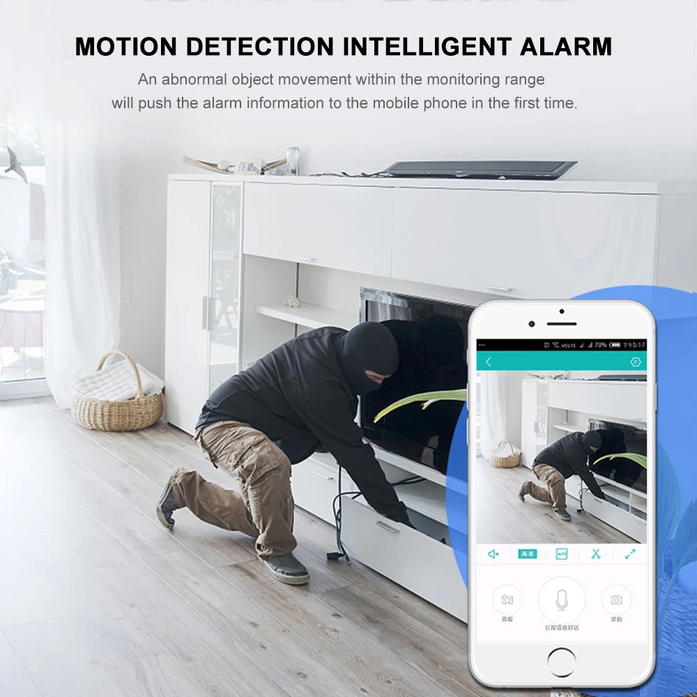 Camera Wifi Mini IP HD1080P Home Security Wireless Small CCTV Infrared Night Vision Motion Detection SD Card Slot Audio V380 APP Camera Wifi Mini IP HD1080P Home Security Wireless Small CCTV Infrared Night Vision Motion Detection SD Card Slot Audio V380 APP