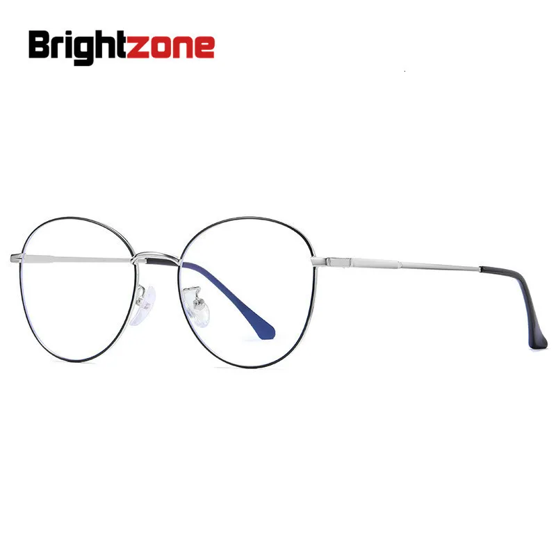 Brightzone Мода Fullrim компьютер прозрачные очки при близорукости оптические дизайнеры для женщин и мужчин с 1,56 Асферические анти синий луч линзы