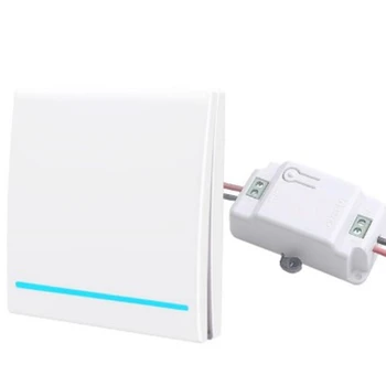 

Wireless Remote Control Switch Free Stickers Smart 86 Type Free Wiring 43hz Wall Lamp