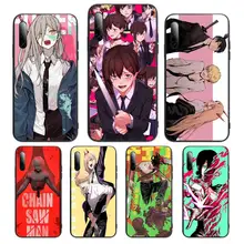 Anime Chainsaw Man Phone Case For Samsung S note S10E 6 7 8 9 10 20 plus edge lite Cover Fundas Coque