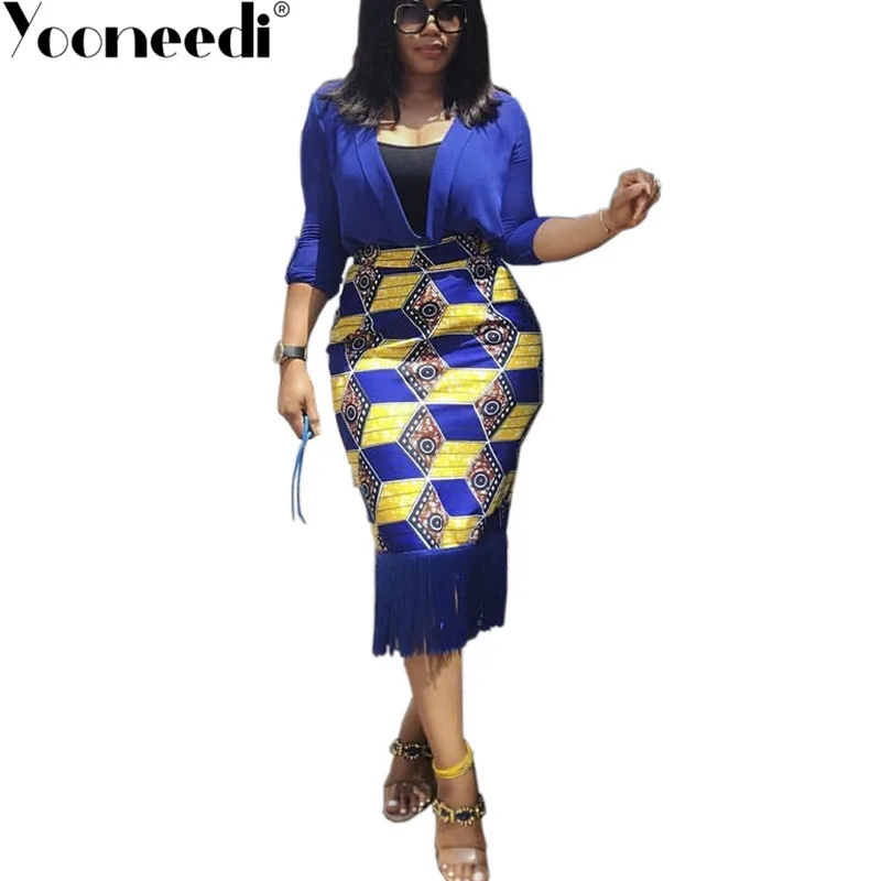 Yooneedi осень дизайн сексуальные женские юбки 2 цвета стиль кисточкой женские миди юбки CY-8118