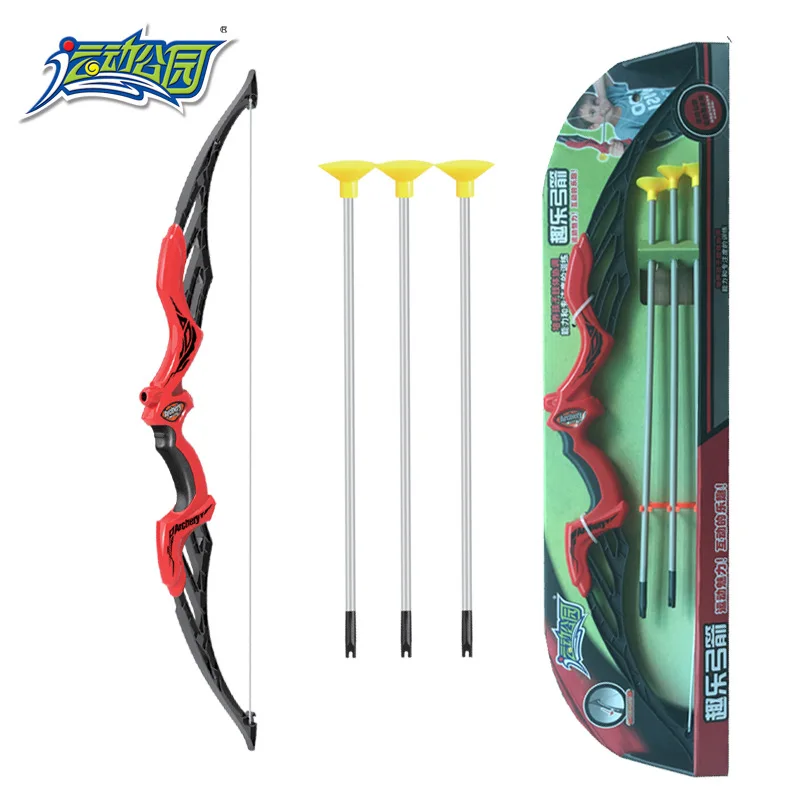 

Sports Park CHILDREN'S Toy Large Size Bow And Arrow Set Boy Shooting Archery Safe Sucker Indoor Sports