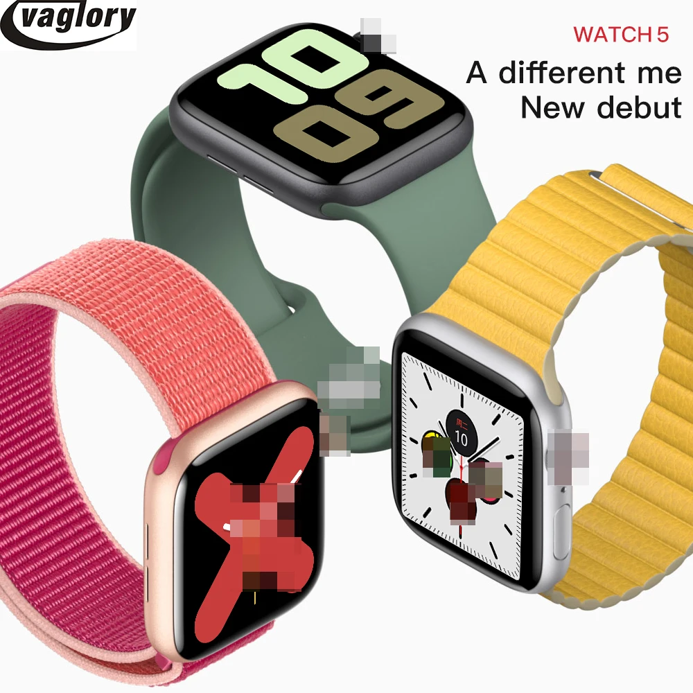  IWO 12 Smartwatch 44mm Case Smart Watch Series 5 with 30 Clock Faces for iPhone Huawei Support Mess - 32854605603