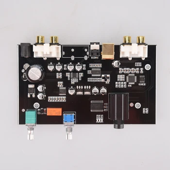 

HIFIDIY LIVE DIY Home Audio Amplifier tuning front stage board Fiber Optic USB Decoder Board Music Decoding Module PCM5100 DC12V