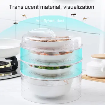 

Fresh Food Storage Box Insulation Dish Cover Meal Food Cover Winter Thick Dust-Proof Heating Table Warm Rice Cover PAK55