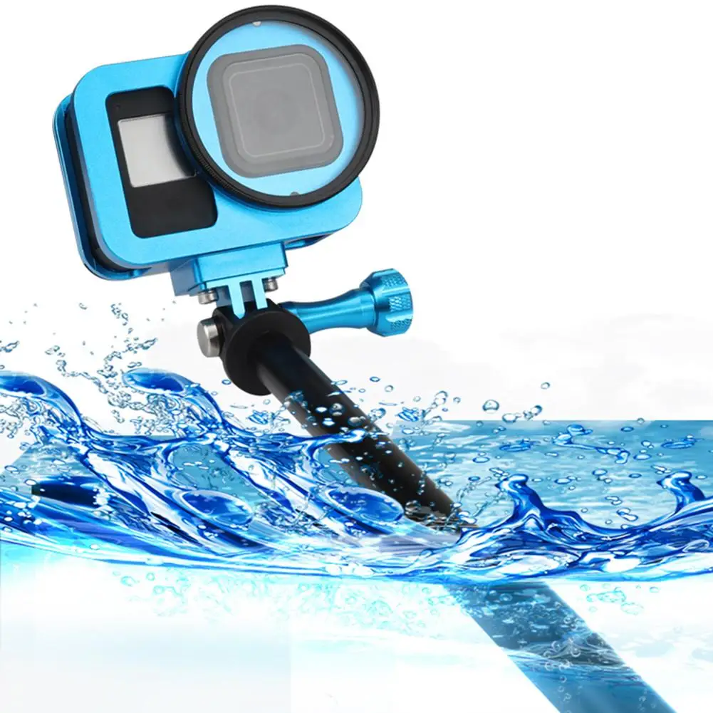 Для GoPro8 алюминиевая рамка металлическая клетка для собаки защитный чехол VLOG комплект для стрельбы аксессуары для спортивной камеры