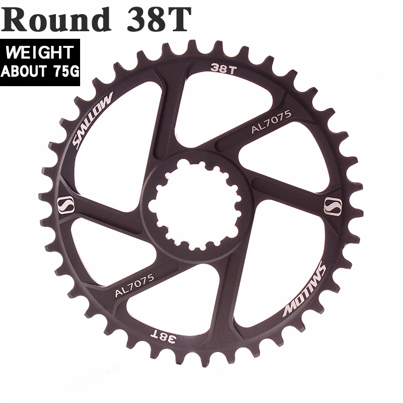 6MM 38T BLACK Цепь для горного велосипеда GXP горный велосипед MTB 30T 32T 34T 36T 38T Crown велосипедная цепь для Sram XX1 XO1 X1 GX XO X9 коленчатый вал - Цвет: 6MM 38T BLACK