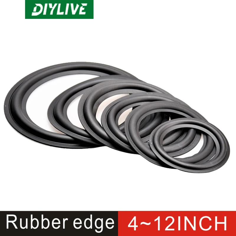 DIYLIVE 4~12-inch rubber wraparound folding ring subwoofer repair accessories (100 ~ 300mm) 4 5 5.5 6.5 7 8 10 12