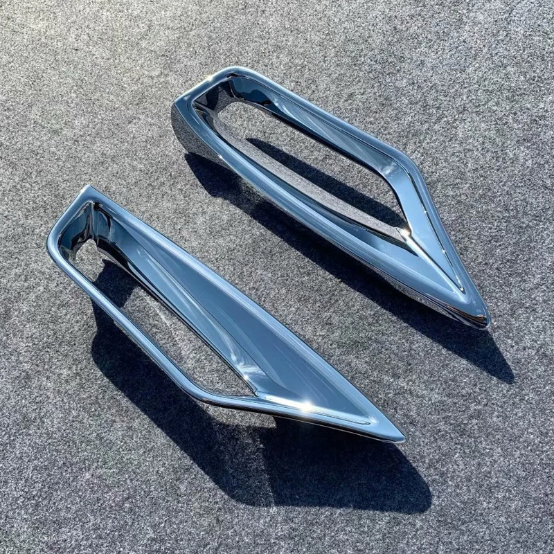 Chrome front fog lights cover trim decoration 2pcs For Lexus RX270 RX350 RX450h