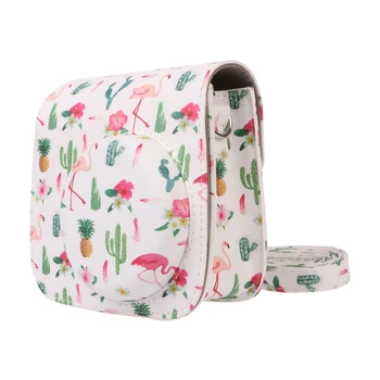 

Fashion Camera Bag Cactus PU Case Protector For Fujifilm Instax Mini 8/8+/9 New