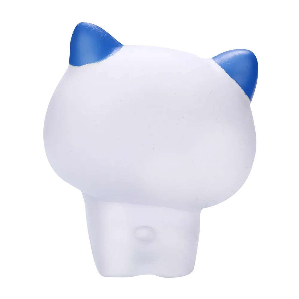 Сжимаемые игрушки Kawaii Мороженое Кот мягкий котенок кукла имитация животного аромат медленно поднимающийся мягкий ароматический стресс облегчение сжимаемые игрушки