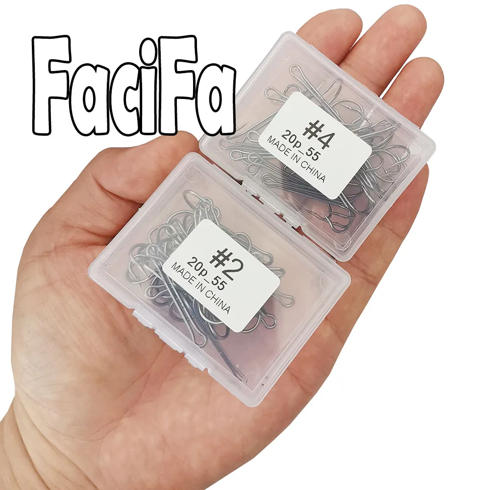 Description Picture 2 of item20 pcs with Box Long Shank Double Hook Weedless Fishing hook Fly Tying Duple Hook for Jig Bass Fish fishing tackle For Soft Lure