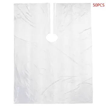 

50Pcs Hair Cutting Capes Disposable Waterproof Hair Salon Capes Haircut Apron