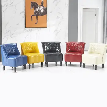 

Clothing Store Small Sofa European Retro Single Double Three Bedroom Rental Room Sofa American Leather Sofa