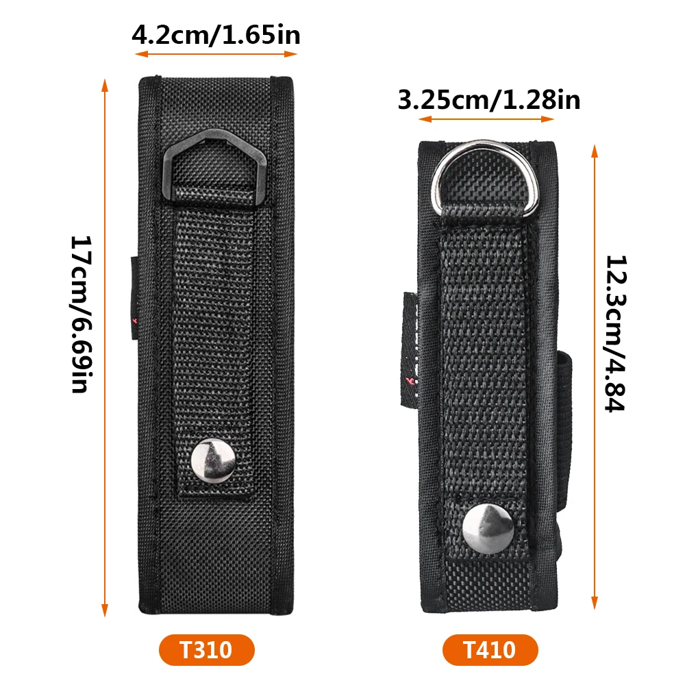 Tactical Flashlight Pouch Molle LED Torch Holster Belt Bag Outdoor Hunting Climbing Camping Flashlight Case Battery Holder 4