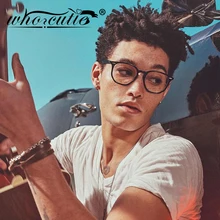 Модный синий светильник, блокирующие прозрачные очки, Полигональная оправа с заклепками для женщин и мужчин,, шестигранная оптическая близорукость, очки для мужчин и женщин S168