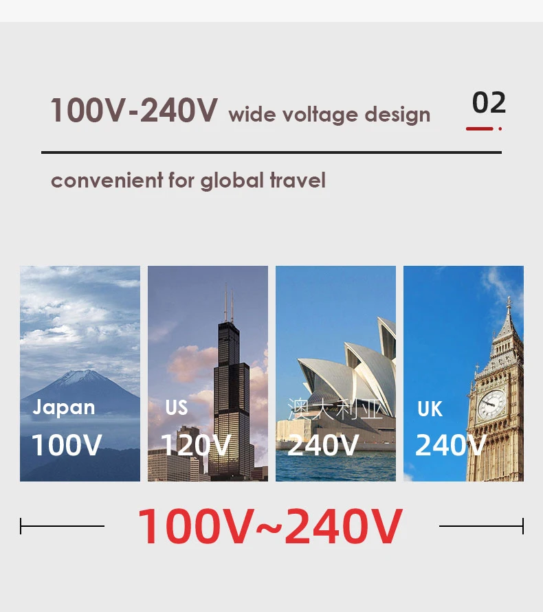 110V-240V, Aquecedor Externo, Isolado, Viagem, 300ml