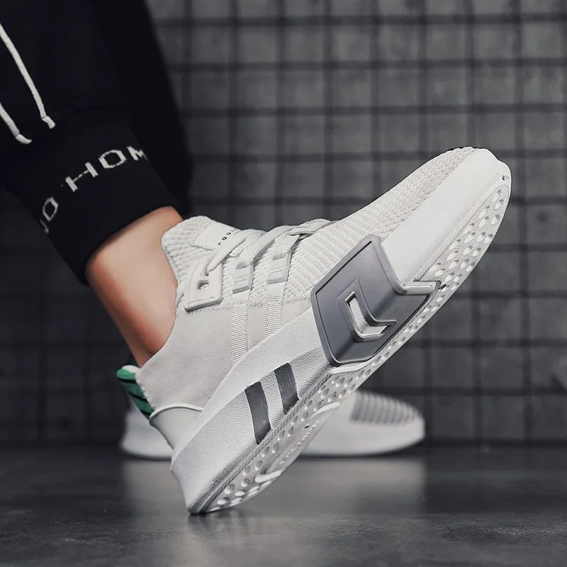 

2018 Summer Fashion Low Top Soft-Sole Sports MEN'S SHOES Spring Men Mesh Fly Woven Breathable Trendy Shoes Casual Shoes Men's