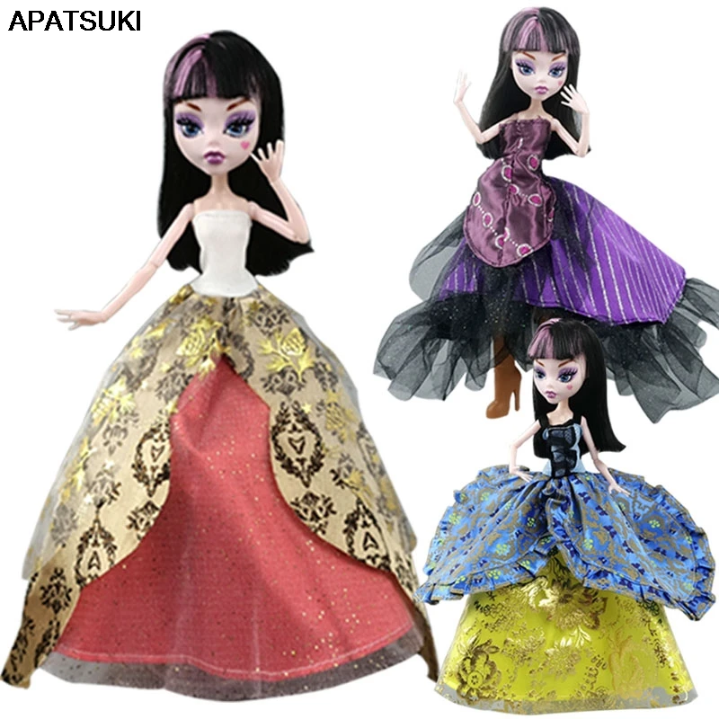 Игрушка сделай сам для детей карнавальный костюм куклы Монстр Хай платье с