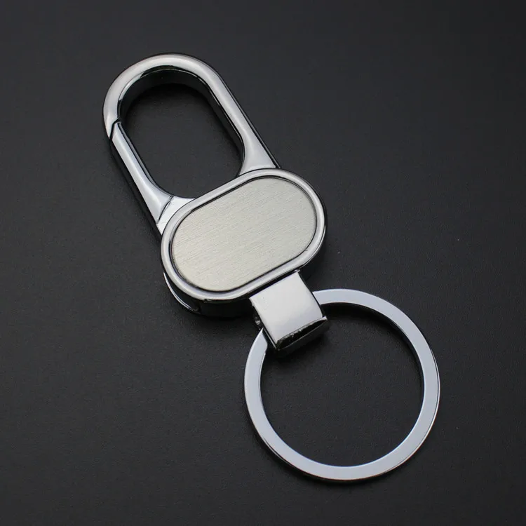 Металлический сплав креативный эллипс рисунок патч-стиль бизнес ключ поясная пряжка автомобиль подарок на заказ LOGOG099