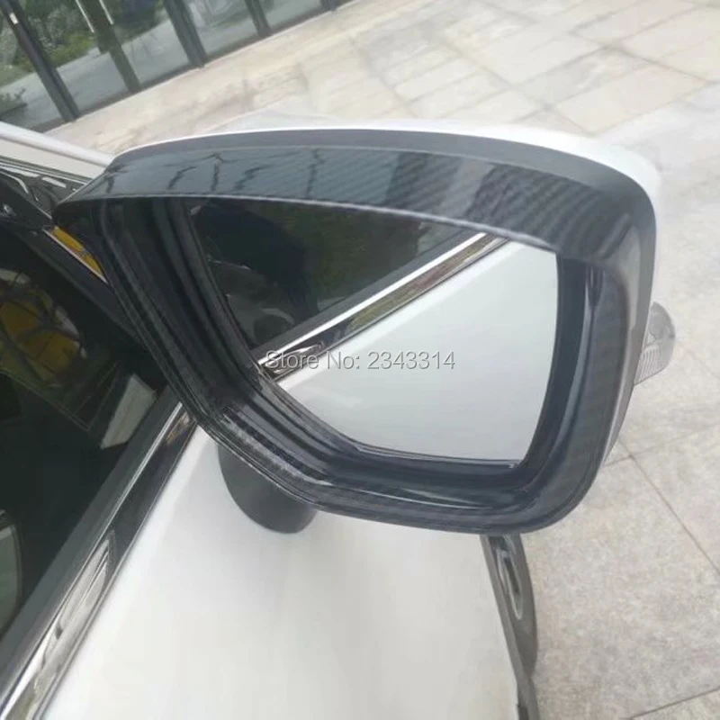 Для Mitsubishi Eclipse Cross зеркало заднего вида дождевик для бровей ABS углеродное волокно аксессуары для стайлинга автомобилей