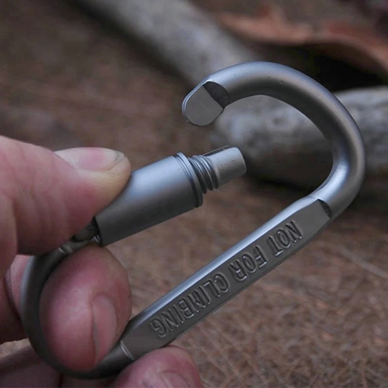 

Hanger Quickdraw Camp Hook Mountain Outdoor Buckle Snap Carabiner Clasp Clip Bushcraft Webbing Climb Hang Hike Web molle attach