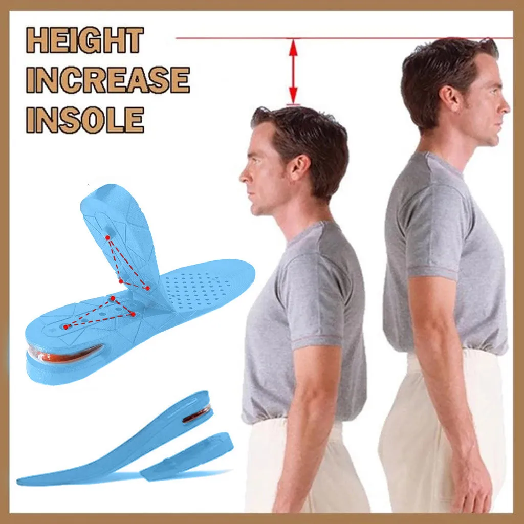

Height Increase Insole 7CM Three-Layer Adjustable Air Cushion Invisible soles relieve foot pain Spur High Heel Inserts Unisex