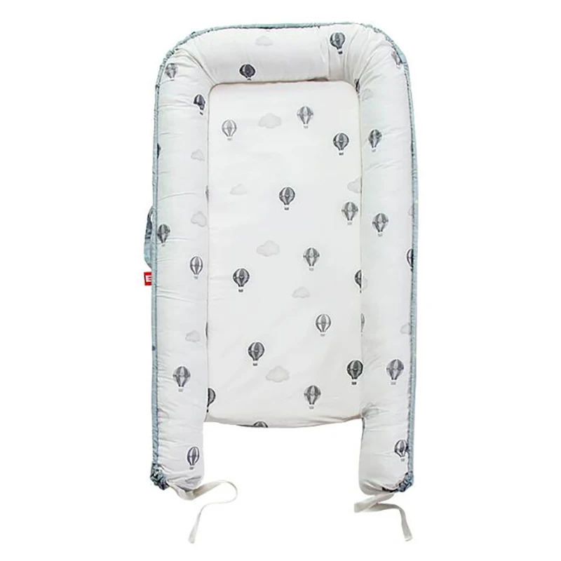 Детская корзина для сна, переносная детская кроватка для новорожденных, защитные бамперы из хлопка, матрас для кровати YHM008
