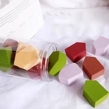 Аксессуары для Красота повторного использования, инструменты для макияжа, косметический спонж 10 шт./компл. пуховка для пудры профессиональный модный водостойкий BB крем инструмент