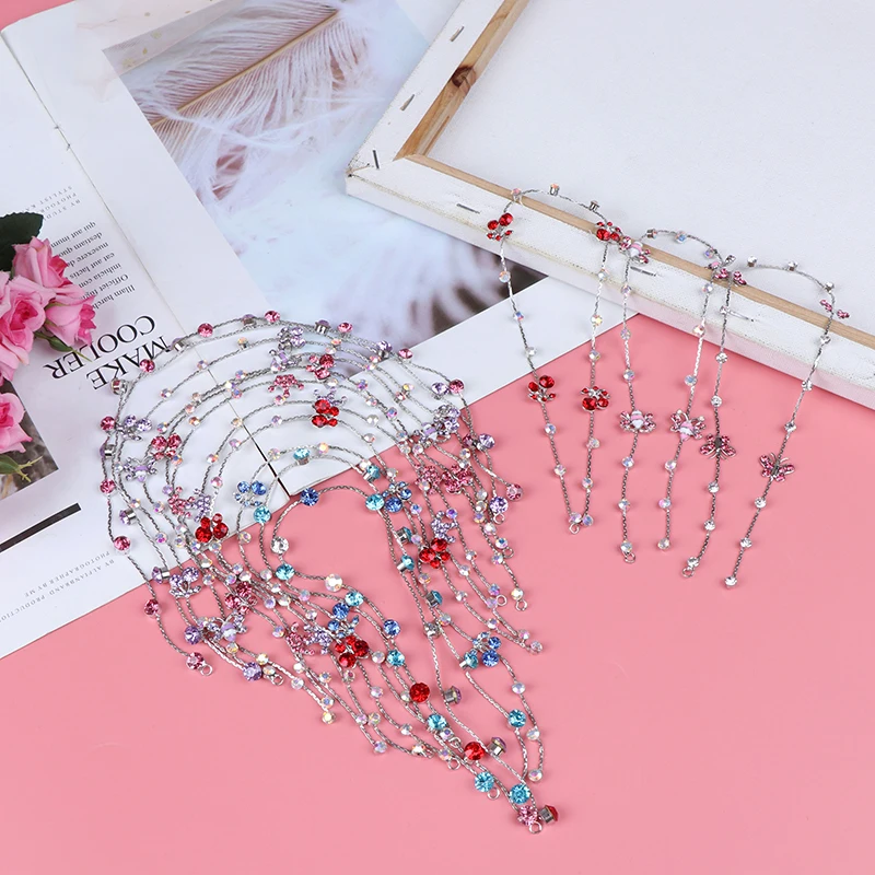 New Girl Hair Extension Rhinestone Tool Glitter braid hairpin Bridal Wedding Hair Accessories