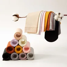 10 пар/лот, новые зимние Бархатные Теплые зимние носки, милые толстые женские носки, однотонные дамские носки-трубы, дышащие хлопковые носки